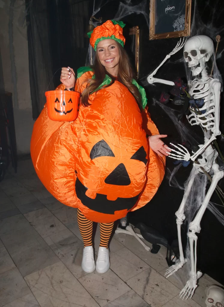 Influencerka Aneta Chovanová v halloweenském převleku