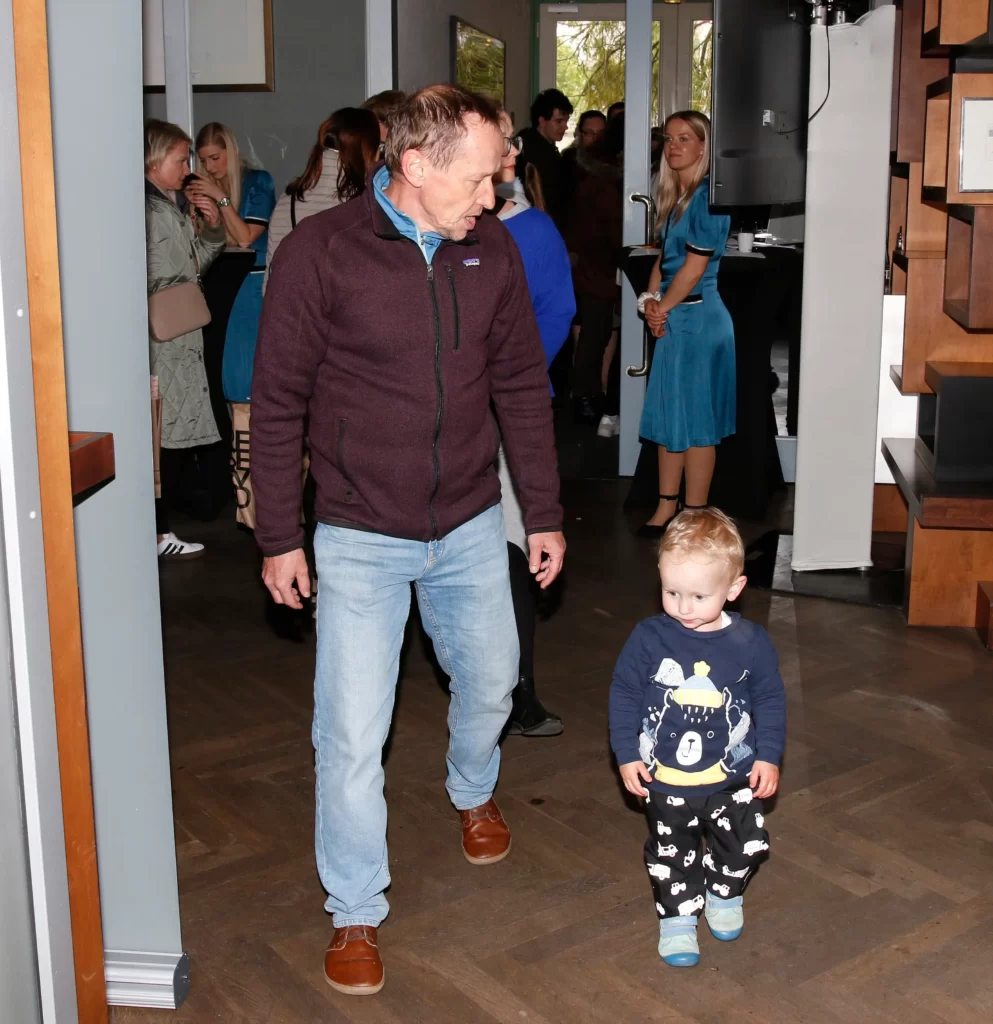 Ondřej Malý se synem Jakubem